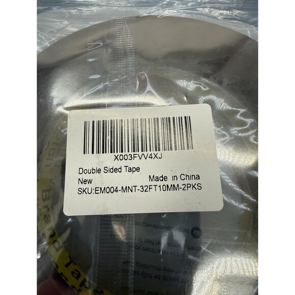 Double Sided Tape Heavy Duty 2 Pack Waterproof Strong Adhesive 33FT x 0.4IN - Picture 8 of 10